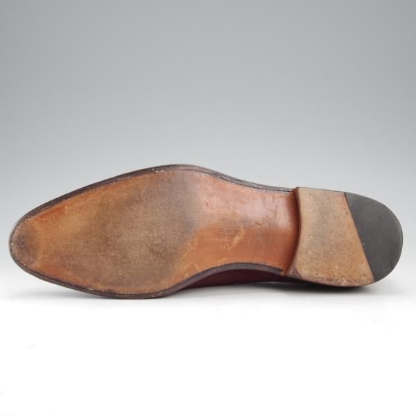 ★(スペイン製)カルミナ UK6.5程度【貴重★ハラコ仕様/トレーディングポスト別注】732/ストレートチップ/Trading Post/CARMINA★j216