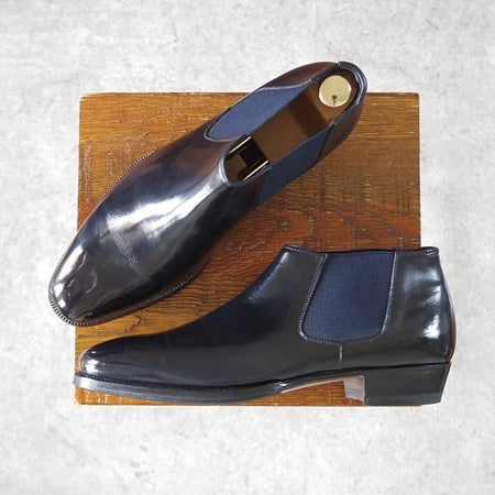 ★(伊)エンツォ・ボナフェ SIZE 6【定価￥143,000-★ビームスF別注/CARY GRANT2】ケーリーグラント/サイドゴアブーツ/Enzo Bonafe★j218