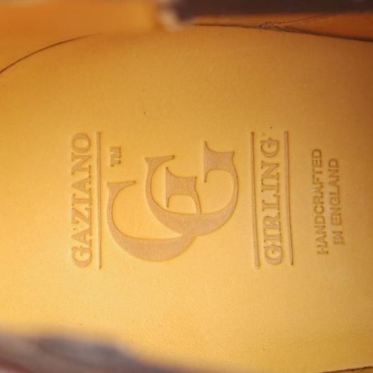 未使用★(英)ガジアーノ&ガーリング 6.5E【定価￥231,000-★Montand 2/サイドゴアブーツ】TG73ラスト/カーフ/濃茶/GAZIANO&GIRLING★j219