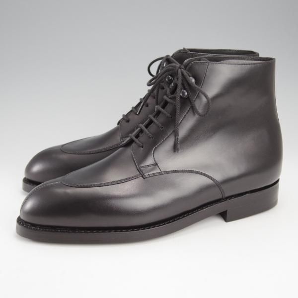 未使用★J.M.ウエストン 7D【定価￥159,500-★ブーツ版ハーフハント/349】23ラスト/ボックスカーフ/黒/Weston/ウェストン★j221
