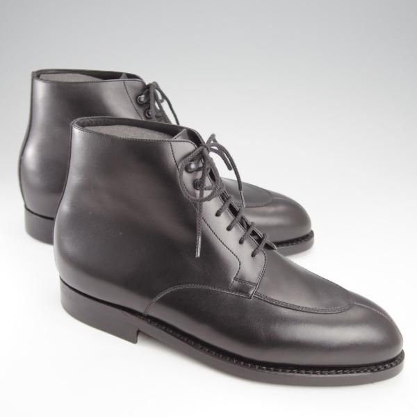 未使用★J.M.ウエストン 7D【定価￥159,500-★ブーツ版ハーフハント/349】23ラスト/ボックスカーフ/黒/Weston/ウェストン★j221