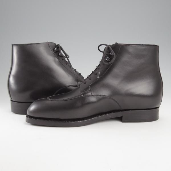 未使用★J.M.ウエストン 7D【定価￥159,500-★ブーツ版ハーフハント/349】23ラスト/ボックスカーフ/黒/Weston/ウェストン★j221