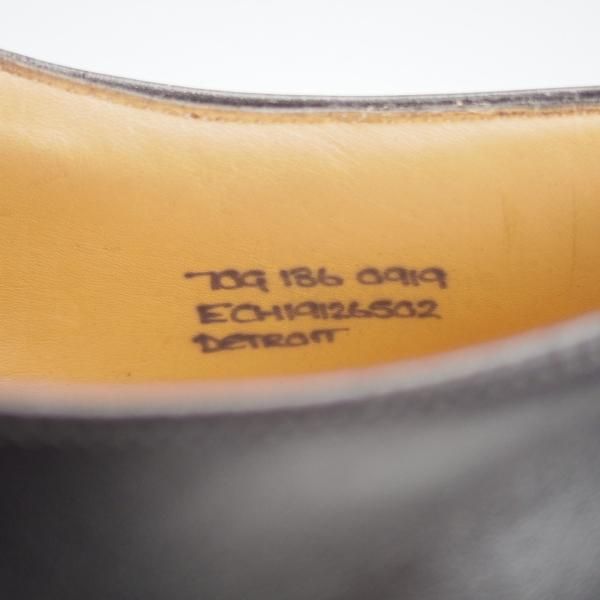 極美品★チャーチ 70G/UK7【定価￥181,500-★デトロイト/DETROIT/ダブルモンク】136ラスト/カーフ/黒/メンズ/Church's★j222