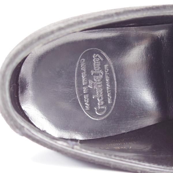 極上★クロケット&ジョーンズ 7.5E【ハンドグレードライン★AUDLEY 3/オードリー】367ラスト/ストレートチップ/黒/Crockett&Jones★j225