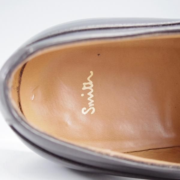美品★(英)チーニー 7F【貴重★(英)ポールスミス別注/3888ラスト】ストレートチップ/カーフ/黒/メンズ/Paul Smith/CHEANEY★j227