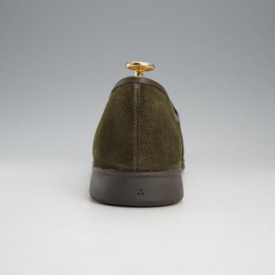 極美品★(英)ボードイン&ランジ SIZE 41【国内モデル定価￥75,900-★ベルジャンシューズ/Sagan Stride】スエード/BAUDOIN&LANGE★j228