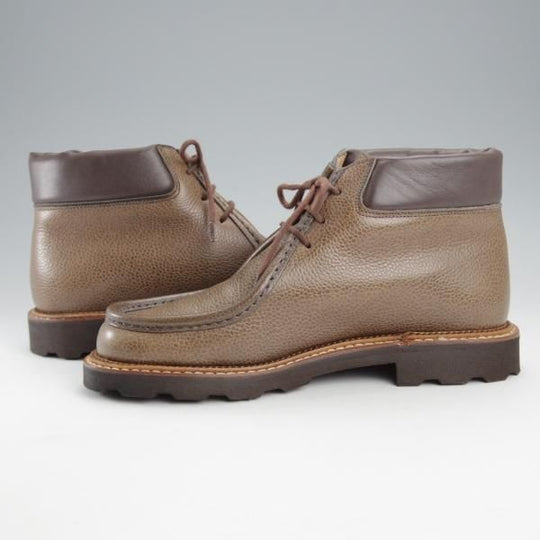 未使用★パラブーツ SIZE 39.5【定価￥77,760-★飾りコバ仕様/MILLY/チロリアンブーツ】ミリー/グレインレザー/灰茶/Paraboot★j229