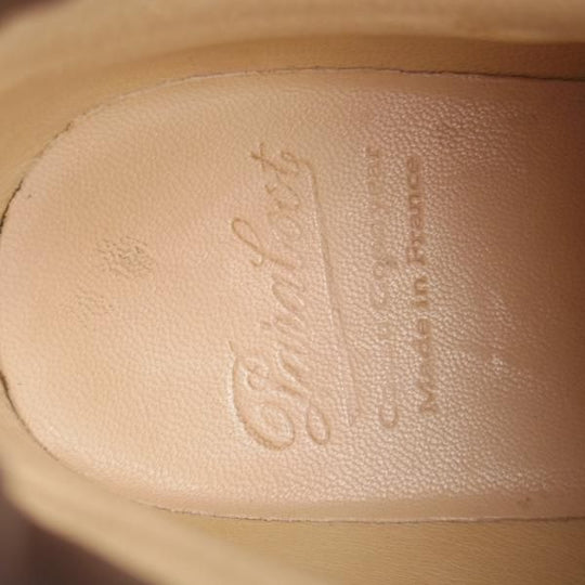 未使用★パラブーツ SIZE 39.5【定価￥77,760-★飾りコバ仕様/MILLY/チロリアンブーツ】ミリー/グレインレザー/灰茶/Paraboot★j229