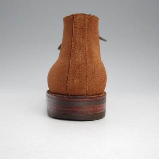 ★三陽山長 SIZE 6.5【定価￥80,300-★ヴェルトショーン製法/長六郎/R2013ラスト】チャッカブーツ/スエード/茶/メンズ/Sanyo Yamacho★j231
