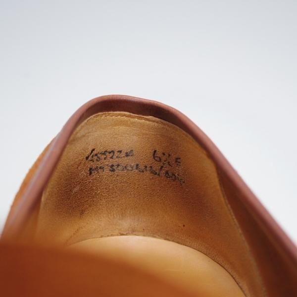 ★クロケット&ジョーンズ 6.5E【定価￥121,000-★(英)ジョージクレバリー別注/OWEN】306ラスト/ローファー/スエード/茶/Crockett&Jones★j232