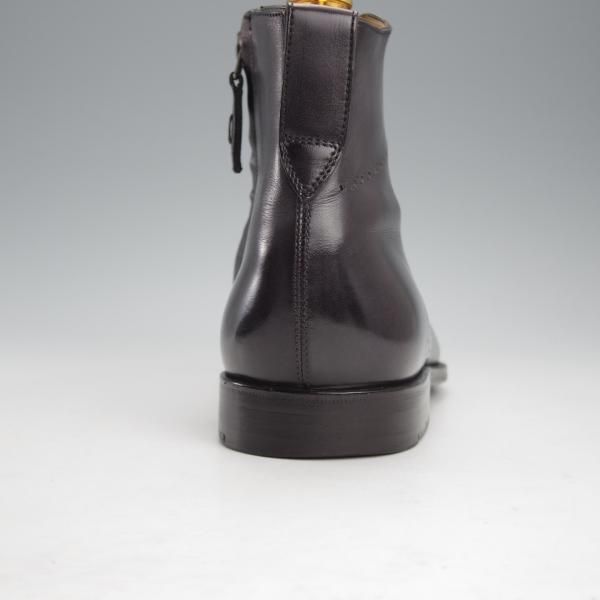 極美品★(仏)ベルルッティ SIZE 7【黒〜灰系パティーヌ★ヴェネチアレザー/サイドジップブーツ】2448/メンズ/Berluti★j235