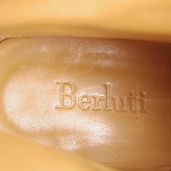 極美品★(仏)ベルルッティ SIZE 7【黒〜灰系パティーヌ★ヴェネチアレザー/サイドジップブーツ】2448/メンズ/Berluti★j235