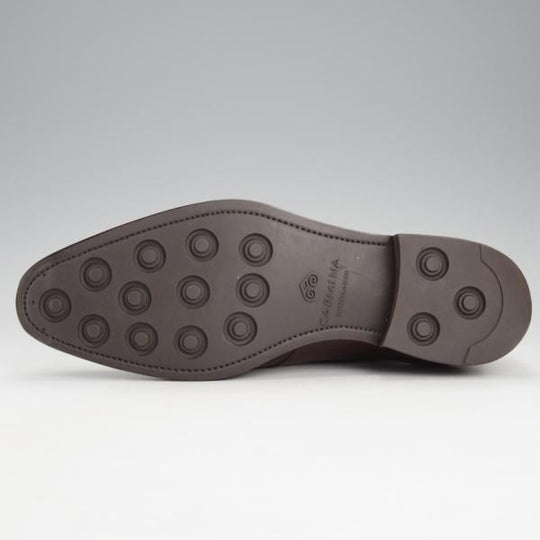 美品★(スペイン製)カルミナ SIZE 7【定価￥121,000-★コードバン仕様/チャッカブーツ/905】SIMPSONラスト/赤茶/メンズ/CARMINA★j236