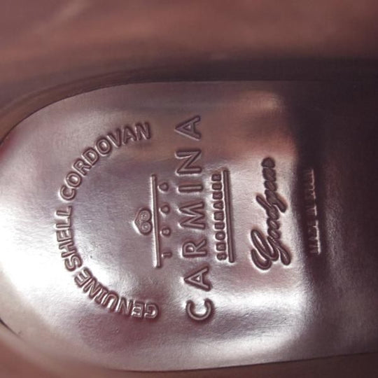 美品★(スペイン製)カルミナ SIZE 7【定価￥121,000-★コードバン仕様/チャッカブーツ/905】SIMPSONラスト/赤茶/メンズ/CARMINA★j236