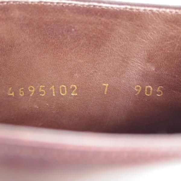 美品★(スペイン製)カルミナ SIZE 7【定価￥121,000-★コードバン仕様/チャッカブーツ/905】SIMPSONラスト/赤茶/メンズ/CARMINA★j236