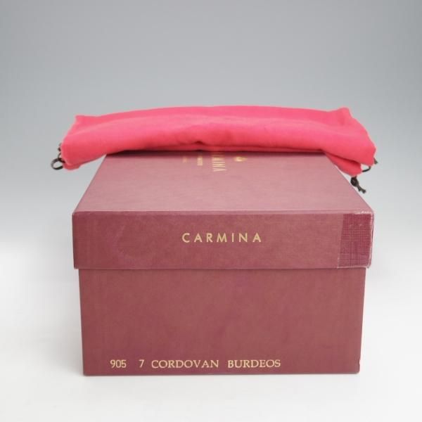 美品★(スペイン製)カルミナ SIZE 7【定価￥121,000-★コードバン仕様/チャッカブーツ/905】SIMPSONラスト/赤茶/メンズ/CARMINA★j236