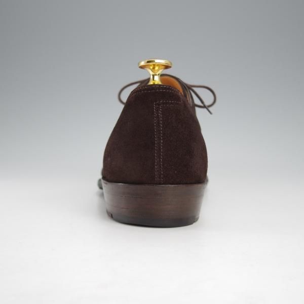 極上★ジョンロブ SIZE 40.5/UK6.5程度【貴重★エルメス別注/HERMES】JUD/H103ラスト/ストレートチップ/スエード/濃茶/JOHN LOBB★j237
