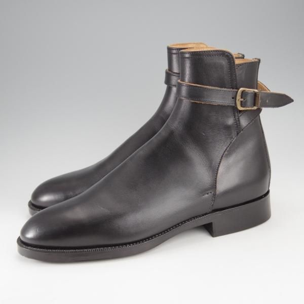 未使用★(英)シュナイダーブーツ SIZE 7.5【定価￥176,000-★ユニオンワークス別注/20周年記念】ジョッパーブーツ/黒/SCHNIEDER BOOTS★j238