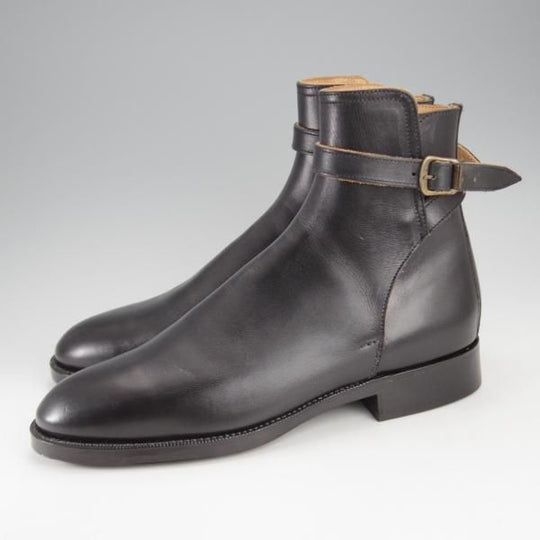 未使用★(英)シュナイダーブーツ SIZE 7.5【定価￥176,000-★ユニオンワークス別注/20周年記念】ジョッパーブーツ/黒/SCHNIEDER BOOTS★j238