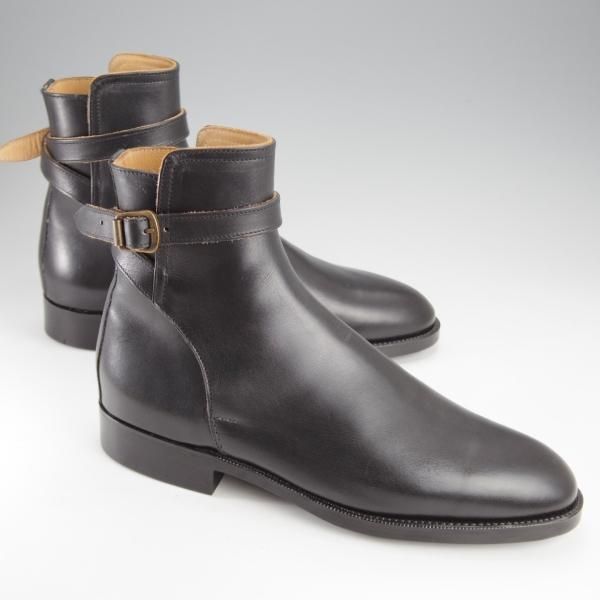 未使用★(英)シュナイダーブーツ SIZE 7.5【定価￥176,000-★ユニオンワークス別注/20周年記念】ジョッパーブーツ/黒/SCHNIEDER BOOTS★j238