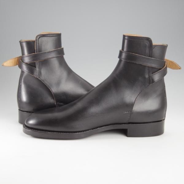 未使用★(英)シュナイダーブーツ SIZE 7.5【定価￥176,000-★ユニオンワークス別注/20周年記念】ジョッパーブーツ/黒/SCHNIEDER BOOTS★j238