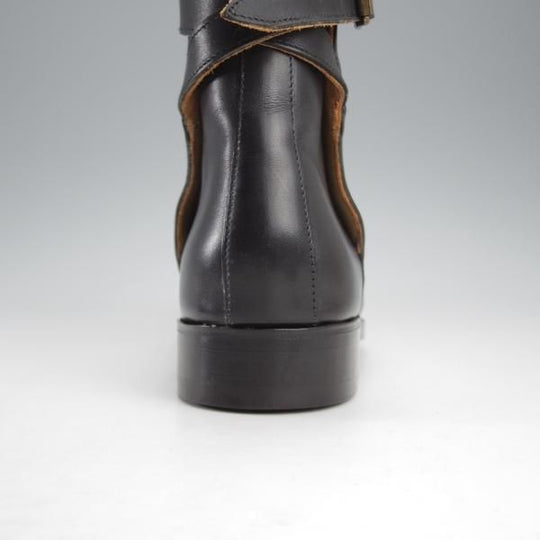 未使用★(英)シュナイダーブーツ SIZE 7.5【定価￥176,000-★ユニオンワークス別注/20周年記念】ジョッパーブーツ/黒/SCHNIEDER BOOTS★j238