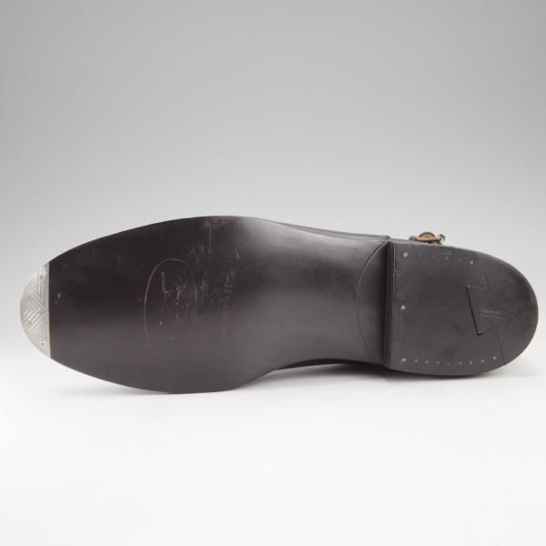 未使用★(英)シュナイダーブーツ SIZE 7.5【定価￥176,000-★ユニオンワークス別注/20周年記念】ジョッパーブーツ/黒/SCHNIEDER BOOTS★j238