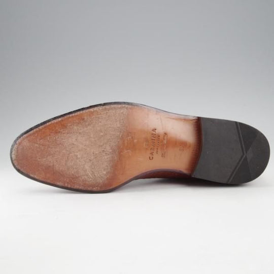 美品★(スペイン製)CARMINA/カルミナ SIZE 6.5【高額★リザード革/トレーディングポスト別注/サイドゴアブーツ】茶/Trading Post★j240