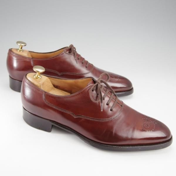 ★ジョンロブ 6.5E【貴重★イヤーモデル(2007年)/オックスフォードシューズ】1105ラスト/カーフ/茶/メンズ/JOHN LOBB★j243