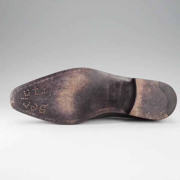 極美品★(仏)ベルルッティ SIZE 6.5【深緑〜黒系パティーヌ★タッセルローファー/ヴェネチアレザー】スリッポン/メンズ/Berluti★j244