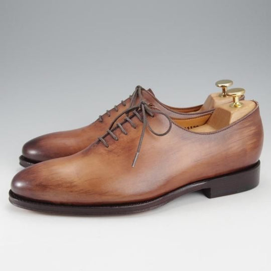 未使用★ジャランスリワヤ SIZE 41【茶系パティーヌ★ユナイテッドアローズ(GLR)別注/ホールカット】98910/JALAN SRIWIJAWA★j245