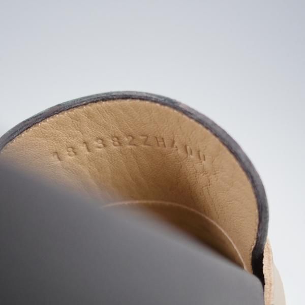 極美品★(伊製)HERMES/エルメス UK6.5程度【★ローファー/スニーカー】スリッポン/グレインレザー/濃紺/メンズ★j246