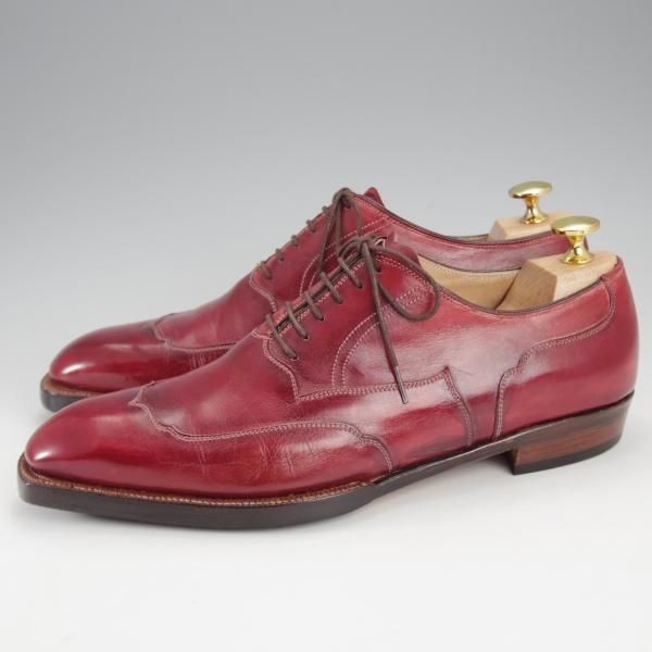 極上★(伊)リカルド・ベステッティ SIZE 40【定価￥205,200-★ハンドソーンウェルテッド製法/Napoli】赤茶/RICCARDO BESTETTI★j247