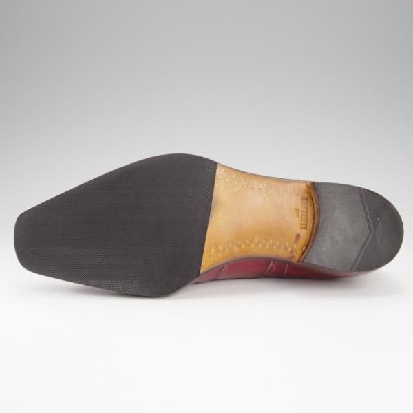 極上★(伊)リカルド・ベステッティ SIZE 40【定価￥205,200-★ハンドソーンウェルテッド製法/Napoli】赤茶/RICCARDO BESTETTI★j247