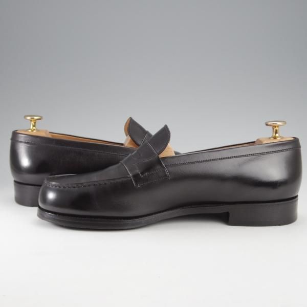 極上★J.M.ウエストン 7E【定価￥137,500-★180/コインローファー】41ラスト/ボックスカーフ/黒/メンズ/Weston/ウェストン★j248
