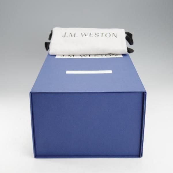 極上★J.M.ウエストン 7E【定価￥137,500-★180/コインローファー】41ラスト/ボックスカーフ/黒/メンズ/Weston/ウェストン★j248