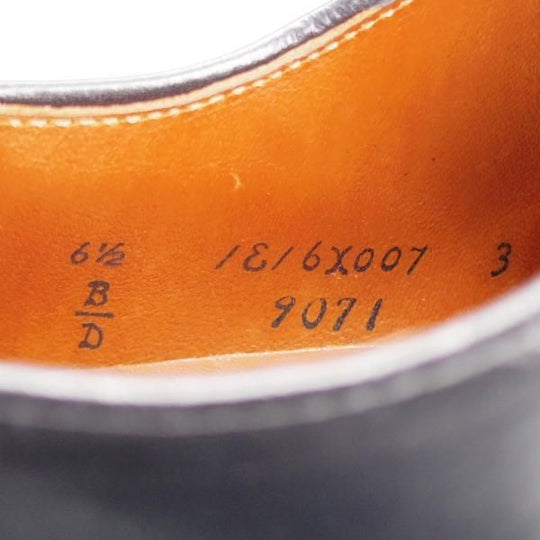 極美品★オールデン 6.5D【現行定価17万円程度★コードバン仕様/ハンプトンラスト】9071/ストレートチップ/黒/メンズ/Alden★j251