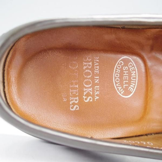 極上★オールデン 8E【貴重★コードバン/ブルックスブラザーズ別注】06602/コインローファー/黒/BROOKS BROTHERS/Alden★j274
