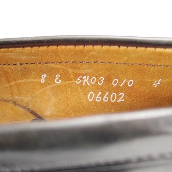 極上★オールデン 8E【貴重★コードバン/ブルックスブラザーズ別注】06602/コインローファー/黒/BROOKS BROTHERS/Alden★j274