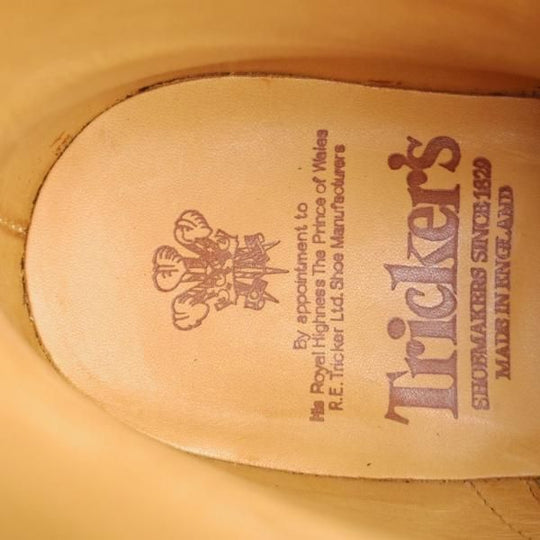 未使用★トリッカーズ SIZE 6.5【定価￥132,000-★STOW/ストウ/5634】カントリーブーツ/ボックスカーフ/黒/メンズ/Tricker's★j275
