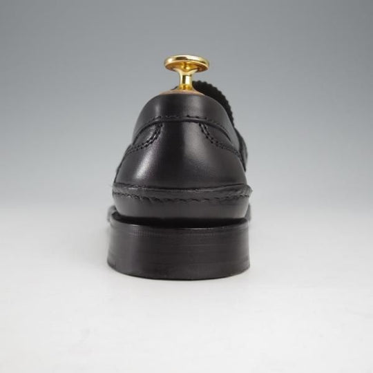 極美品★チャーチ 55F/UK5.5【定価￥157,300-★コインローファー/Pembrey】126ラスト/ビーフロール/プレステージカーフ/黒/Church's★j277