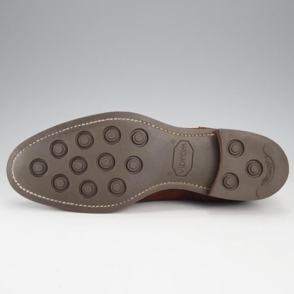 極美品★三陽山長 SIZE 6.5【モデル定価￥73,440-★琴四郎/R2010ラスト】セミブローグ/スエード/茶/KINSHIRO/SanyoYamacho★j278