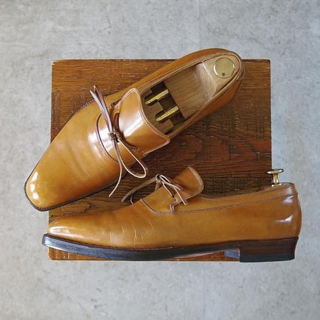 極上★(伊)リカルド・ベステッティ SIZE 40【定価20万円程度★ハンドソーンウェルテッド製法】トレーディングポスト別注/薄茶★j279