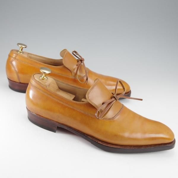 極上★(伊)リカルド・ベステッティ SIZE 40【定価20万円程度★ハンドソーンウェルテッド製法】トレーディングポスト別注/薄茶★j279