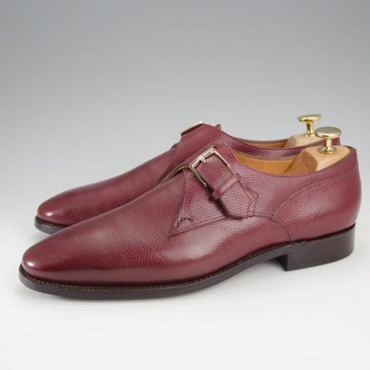 極上★(HM)ギルド・オブ・クラフツ US7C【税込上代￥165,000-★Runtis/ハンドソーンウェルテッド製法】モンクストラップ/赤茶★j281