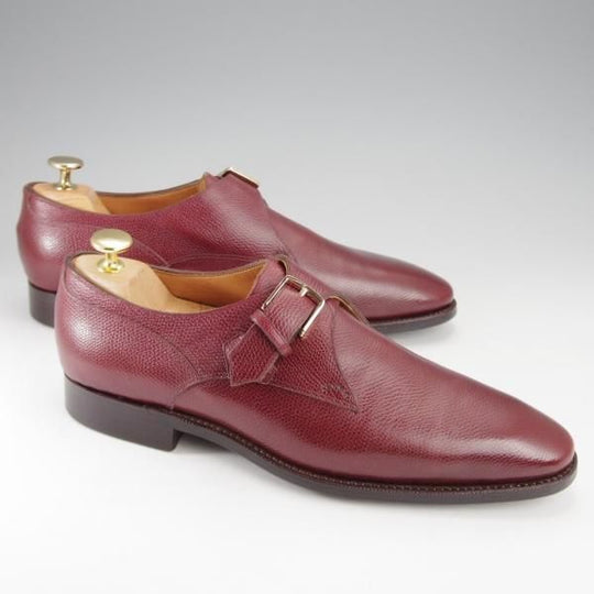 極上★(HM)ギルド・オブ・クラフツ US7C【税込上代￥165,000-★Runtis/ハンドソーンウェルテッド製法】モンクストラップ/赤茶★j281