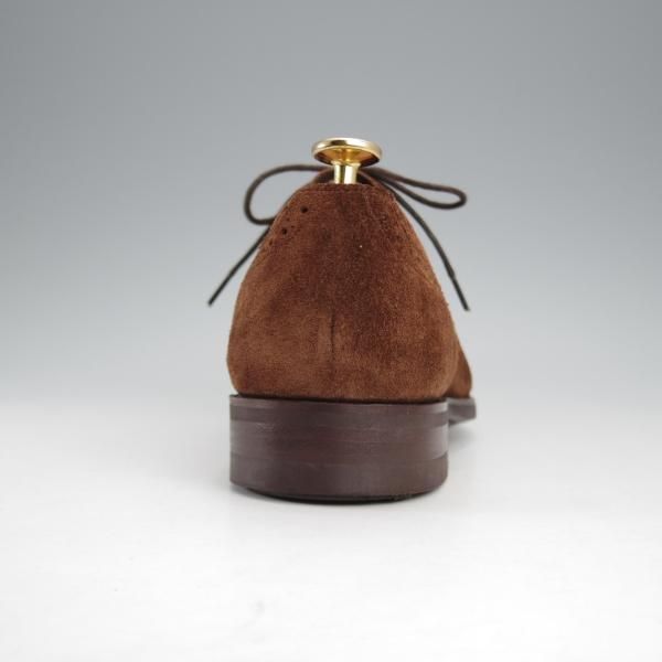 極美品★(英)BARKER/バーカー 6F【定価￥49,500-★ダイナイトソール仕様/4303FW11】セミブローグ/スエード/濃茶/メンズ★j282