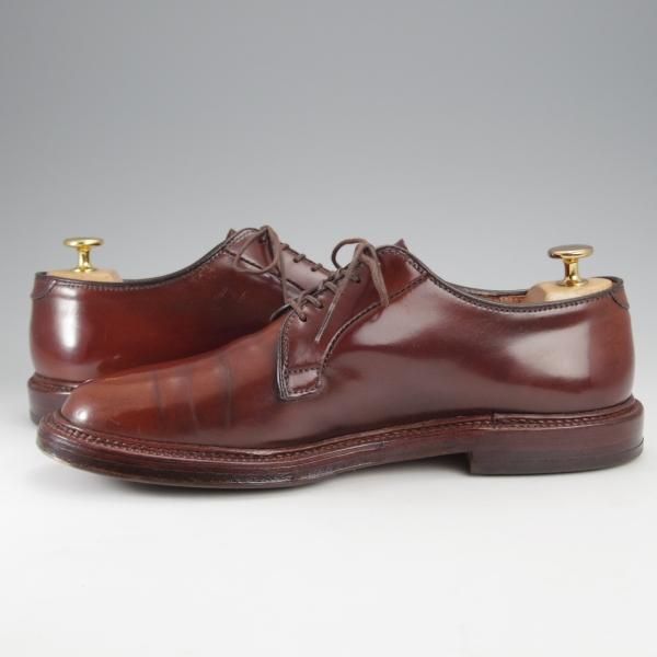 ★オールデン 7D【貴重★シガー色/コードバン/93911】バリーラスト/プレーントゥ/茶/メンズ/Alden★j283