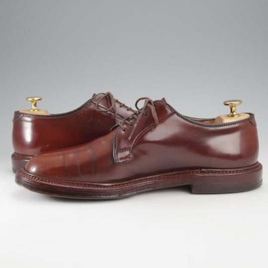 ★オールデン 7D【貴重★シガー色/コードバン/93911】バリーラスト/プレーントゥ/茶/メンズ/Alden★j283