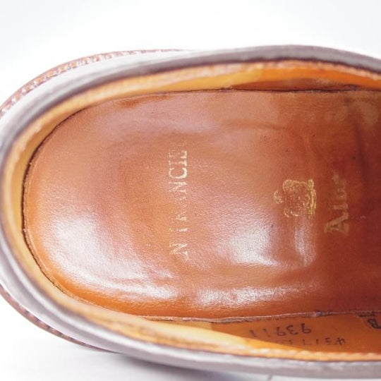 ★オールデン 7D【貴重★シガー色/コードバン/93911】バリーラスト/プレーントゥ/茶/メンズ/Alden★j283